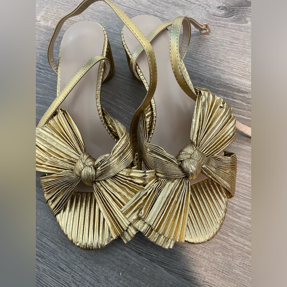 Gold sandals